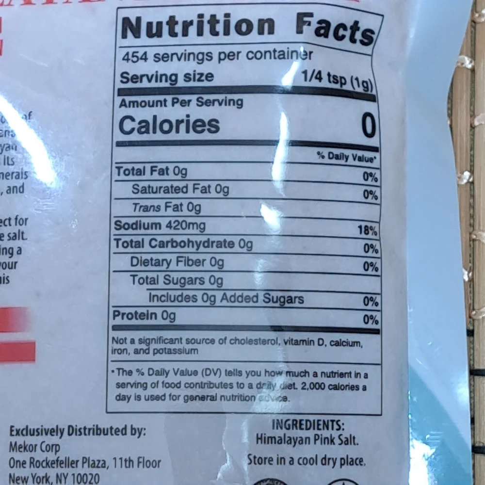 Good Tierra Himalaya Pink Salt Extra Fine 100% Natural‎ 84 Minerals Lot/3 Bags